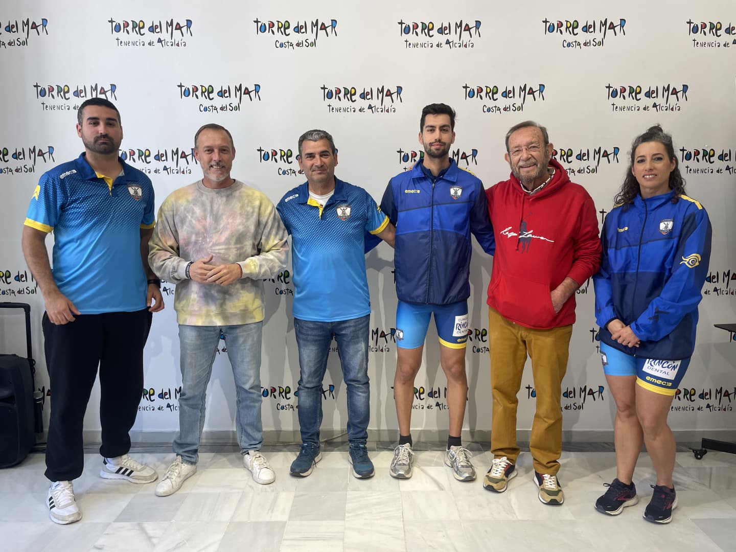 Torre del Mar, representado por primera vez en la liga andaluza de remo
