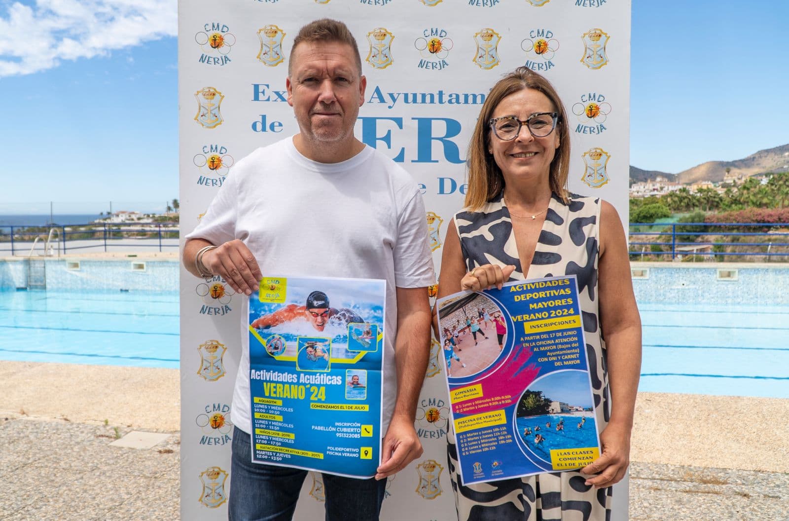 El Ayuntamiento de Nerja confecciona un amplio programa de actividades deportivas y de mayores para el verano