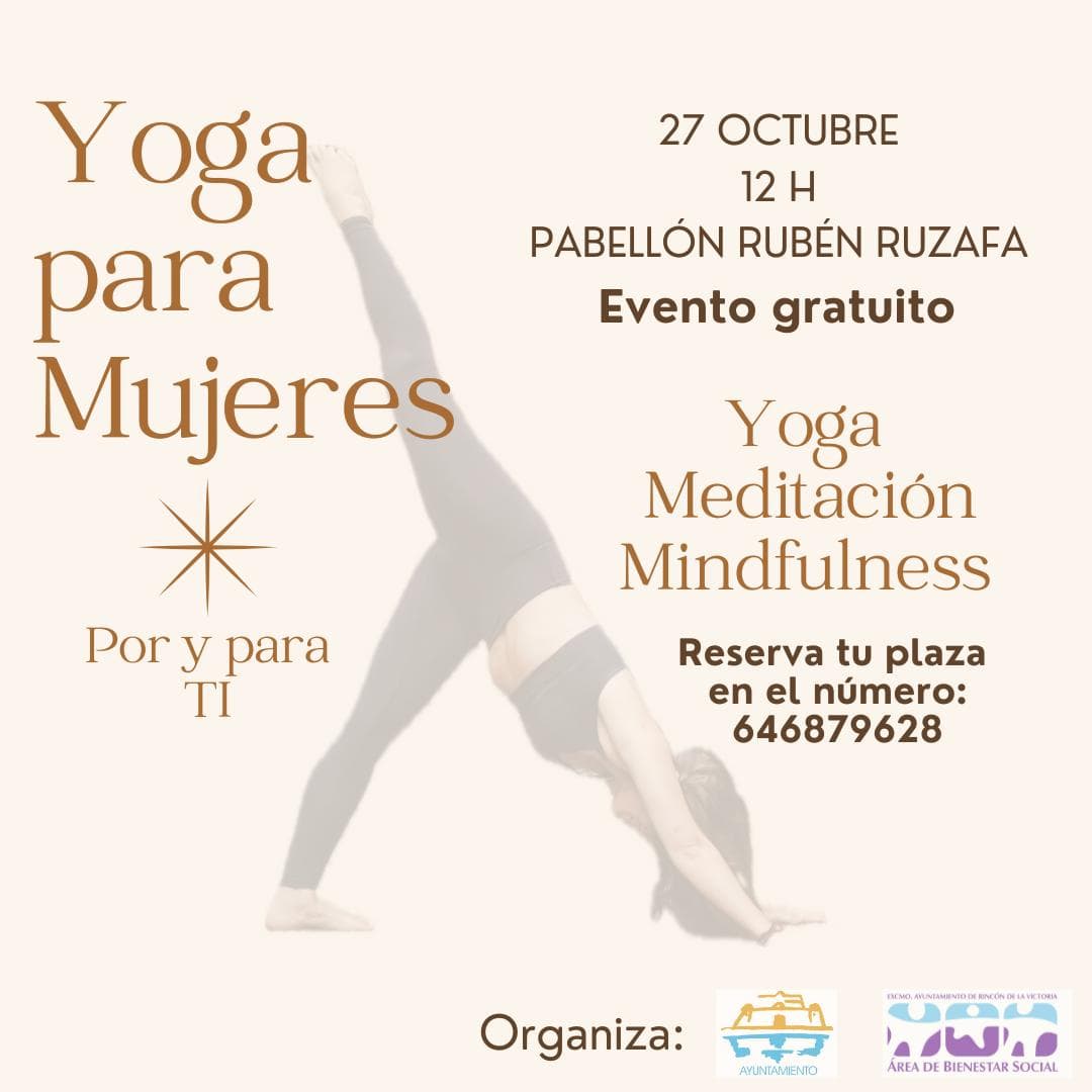 El Área de Bienestar Social de Rincón de la Victoria organiza una sesión de yoga, meditación y mindfulness dirigido a mujeres del municipio