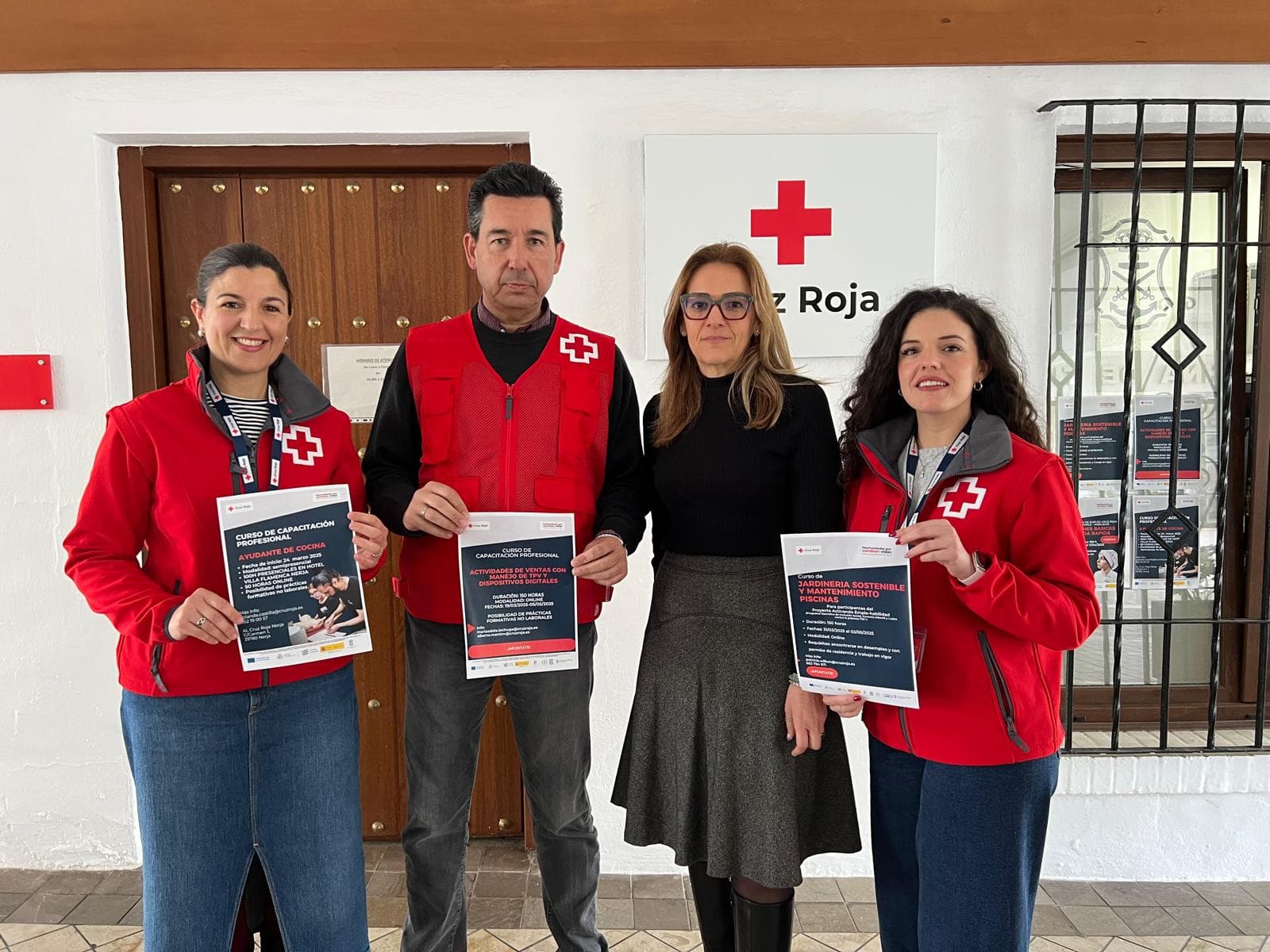 Cruz Roja de Nerja organiza nuevos cursos para personas desempleadas