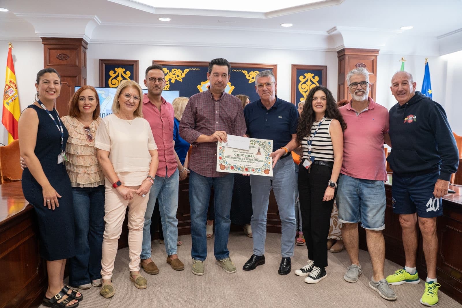 Entregados los premios del Concurso de San Isidro 2025 en Nerja