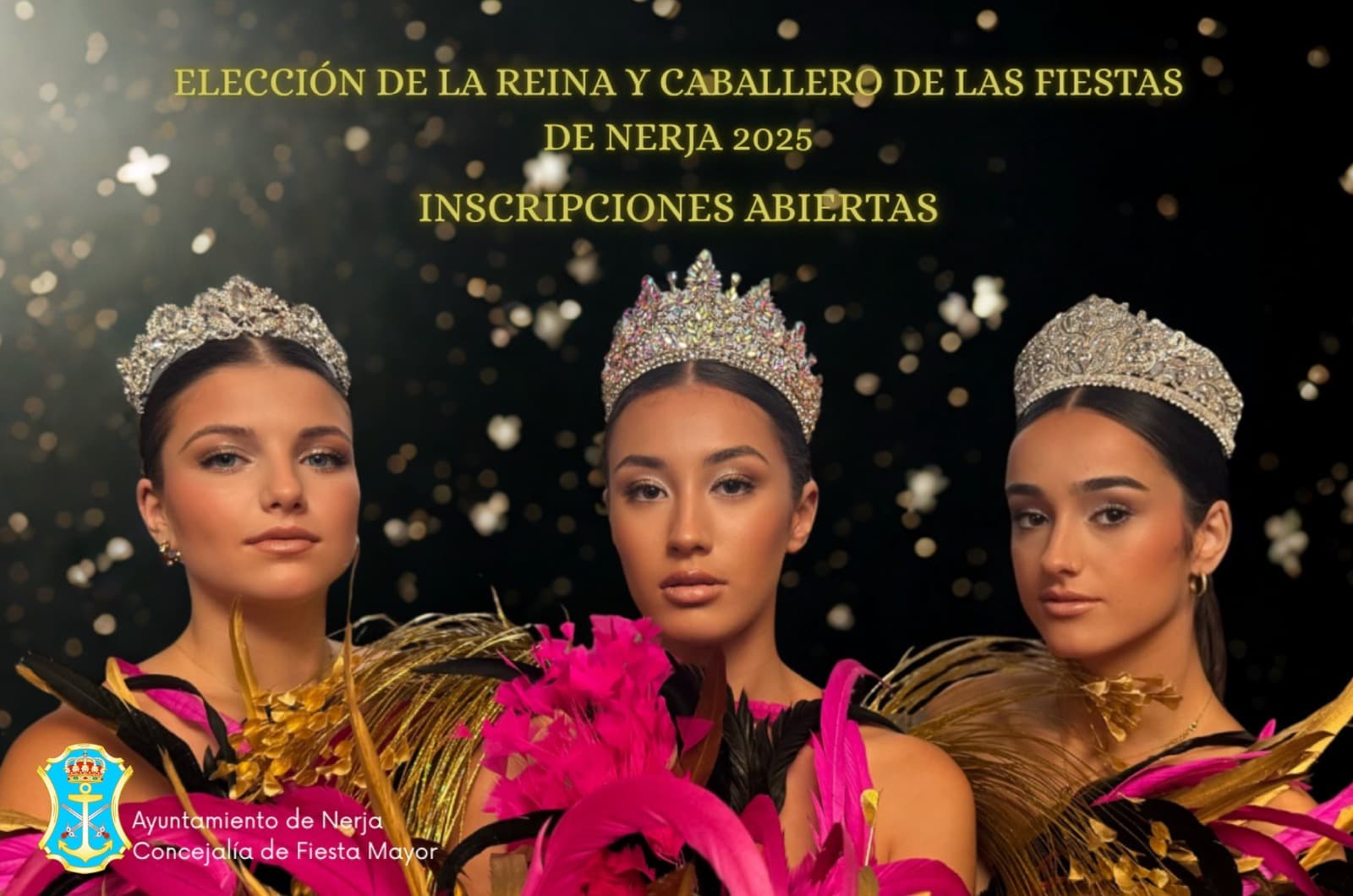 Abierto el plazo de inscripción para la elección de la Reina y el Caballero de las Fiestas de Nerja 2025