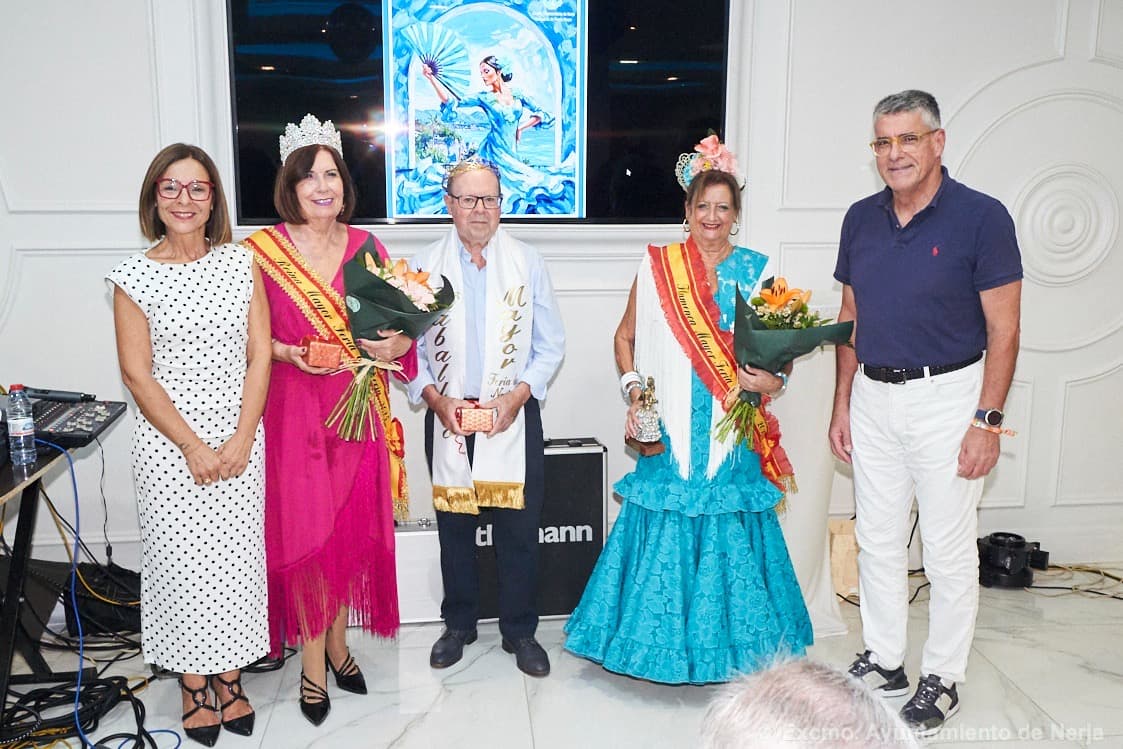 Los mayores de Nerja ya tienen Reina, Caballero y Flamenca del Mayor de la Feria 2025