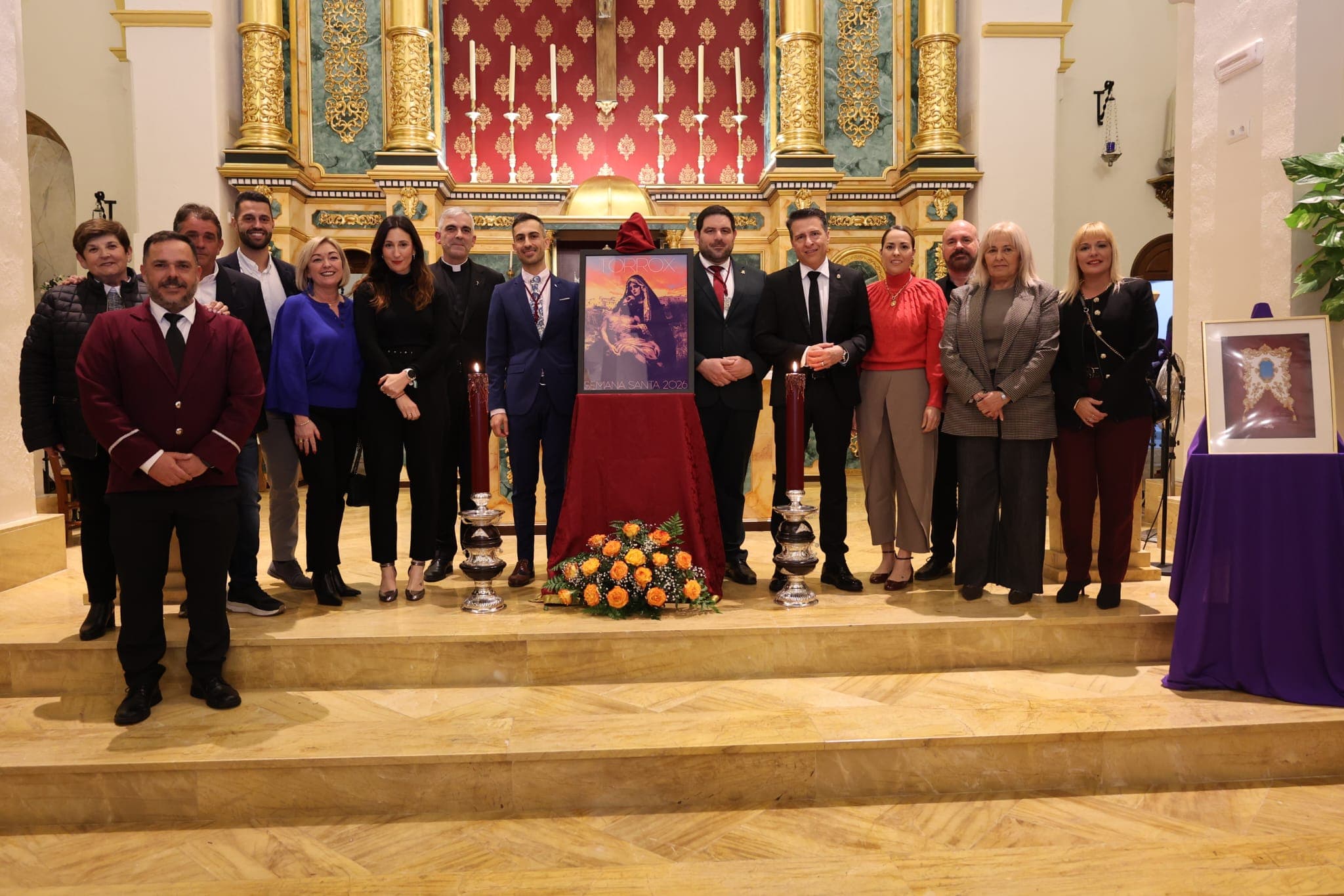 Presentado el cartel de la Semana Santa de Torrox, obra de Álvaro Fernández
