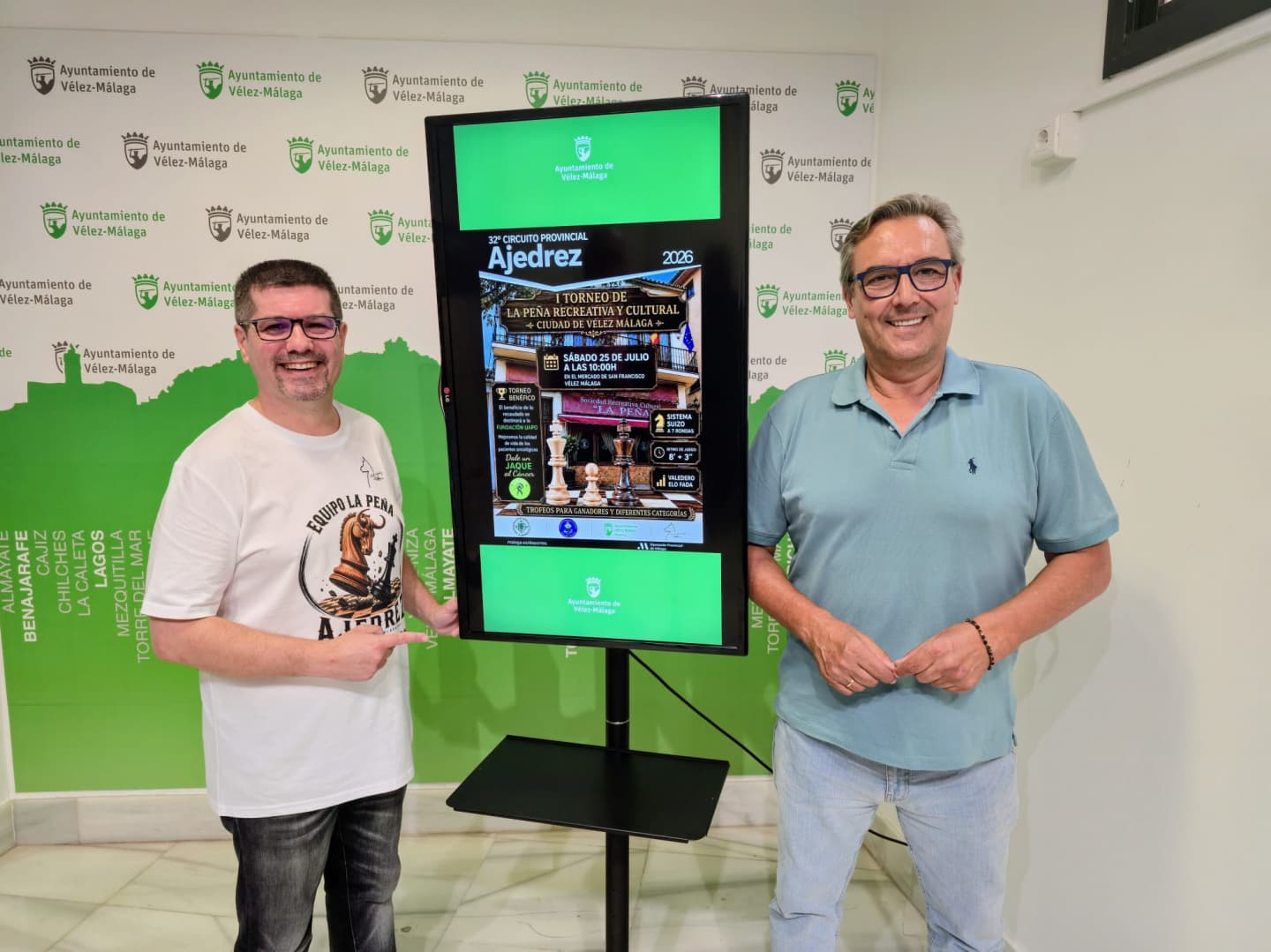 Vélez-Málaga será capital provincial de ajedrez con el I Torneo de la Peña Recreativa y Cultural