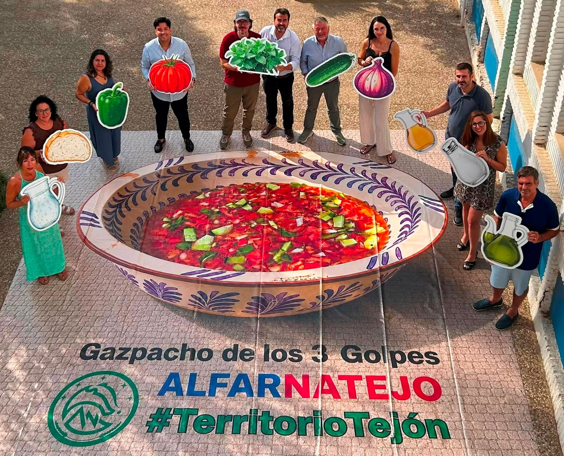 Alfarnatejo celebra este sábado la Fiesta del Gazpacho de los 3 Golpes