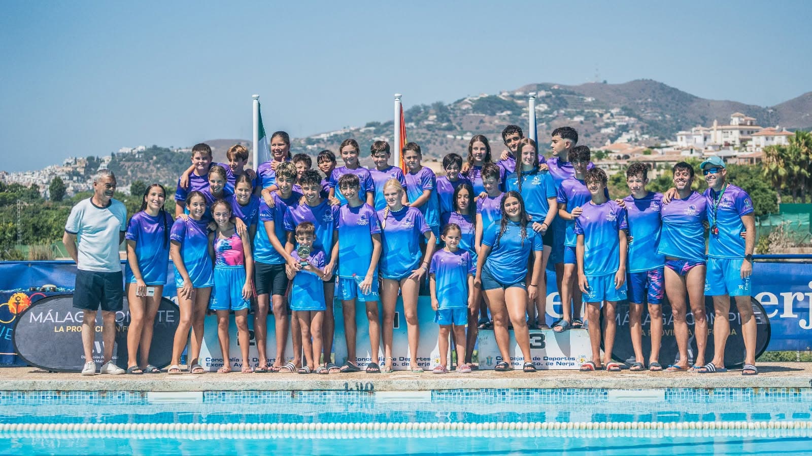 Gran cierre de temporada para la Escuela Municipal de Natación con la celebración en Nerja de la Final del Circuito Provincial