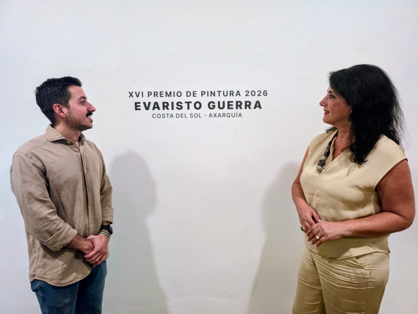 Presentación de la exposición del XVI Premio de Pintura Evaristo Guerra en Vélez-Málaga