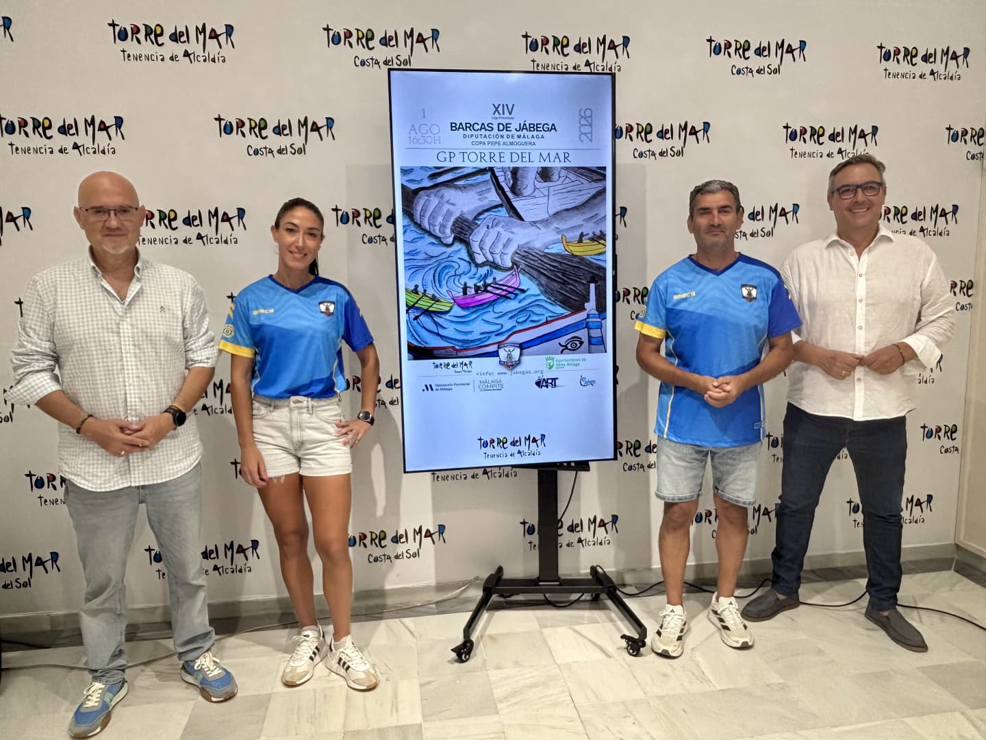 Torre del Mar acoge una jornada decisiva de la Liga Provincial de Barcas de Jábega con la celebración de su Gran Premio