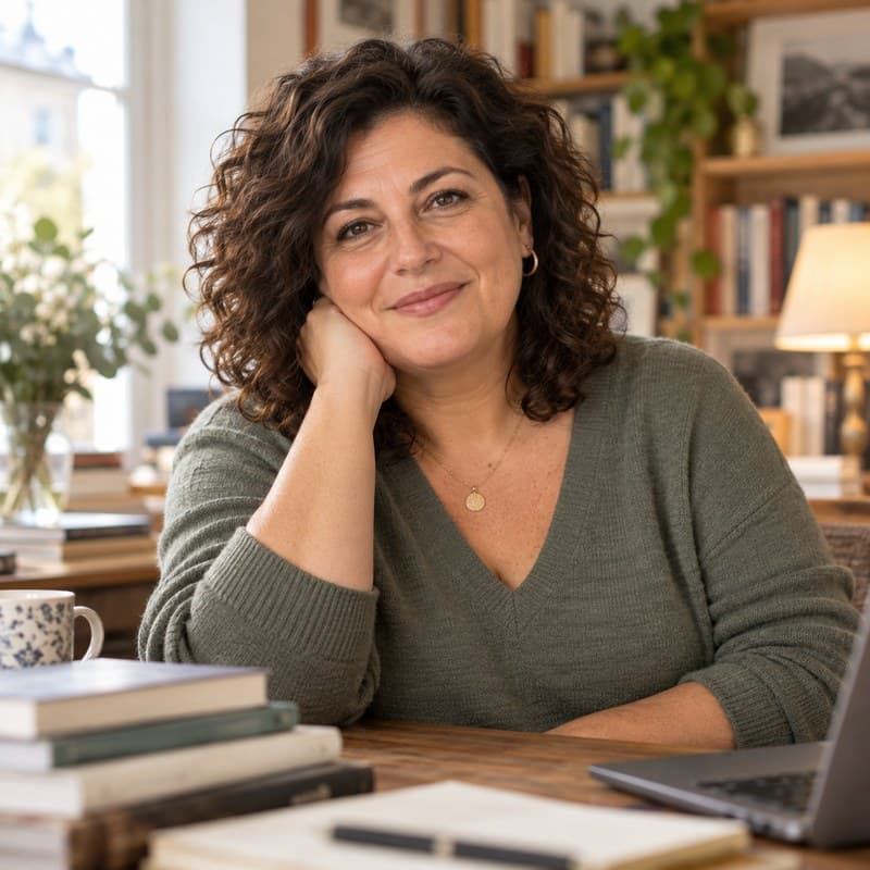 Retrato de Sara Moreno, redactora de Crónicas de la Axarquía