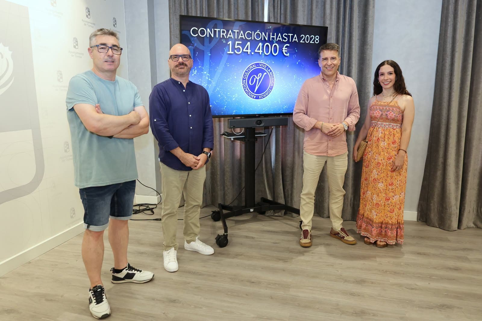 Torrox respalda con más de 154.000 euros a la Asociación Cultural Vive la Música para una treintena de nuevas actuaciones