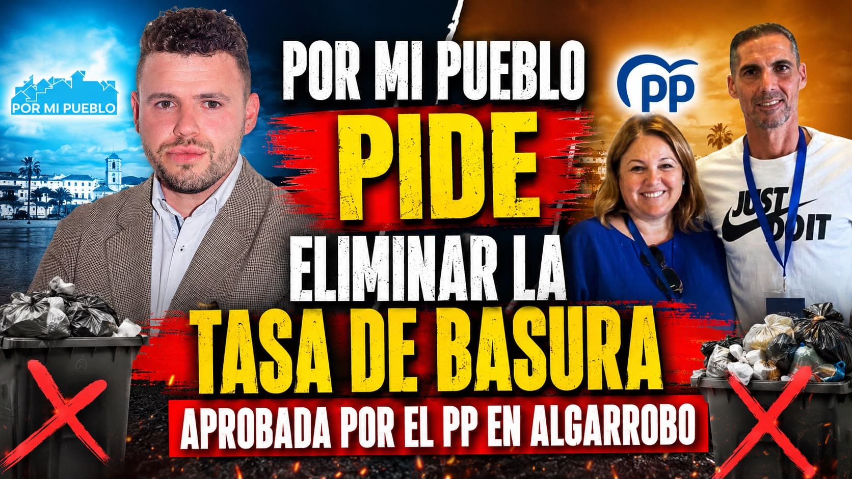 Por Mi Pueblo Algarrobo solicita un pleno extraordinario pidiendo al Partido Popular “la retirada de la tasa de basura impuesta por el PP”