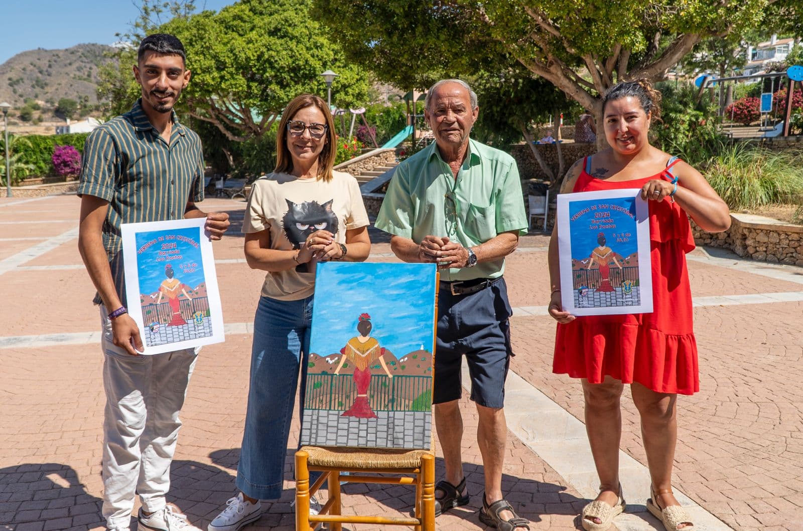 La Barriada de los Poetas de Nerja celebra su verbena en honor de San Cristóbal