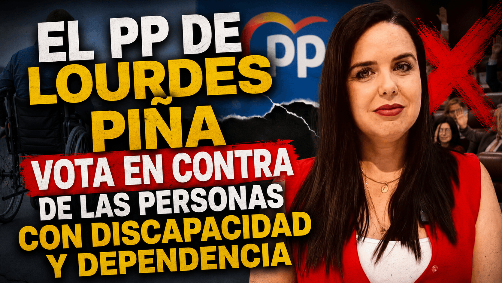 El PP con la entrada de Lourdes Piña en Mancomunidad vota en contra de las personas con discapacidad y dependencia