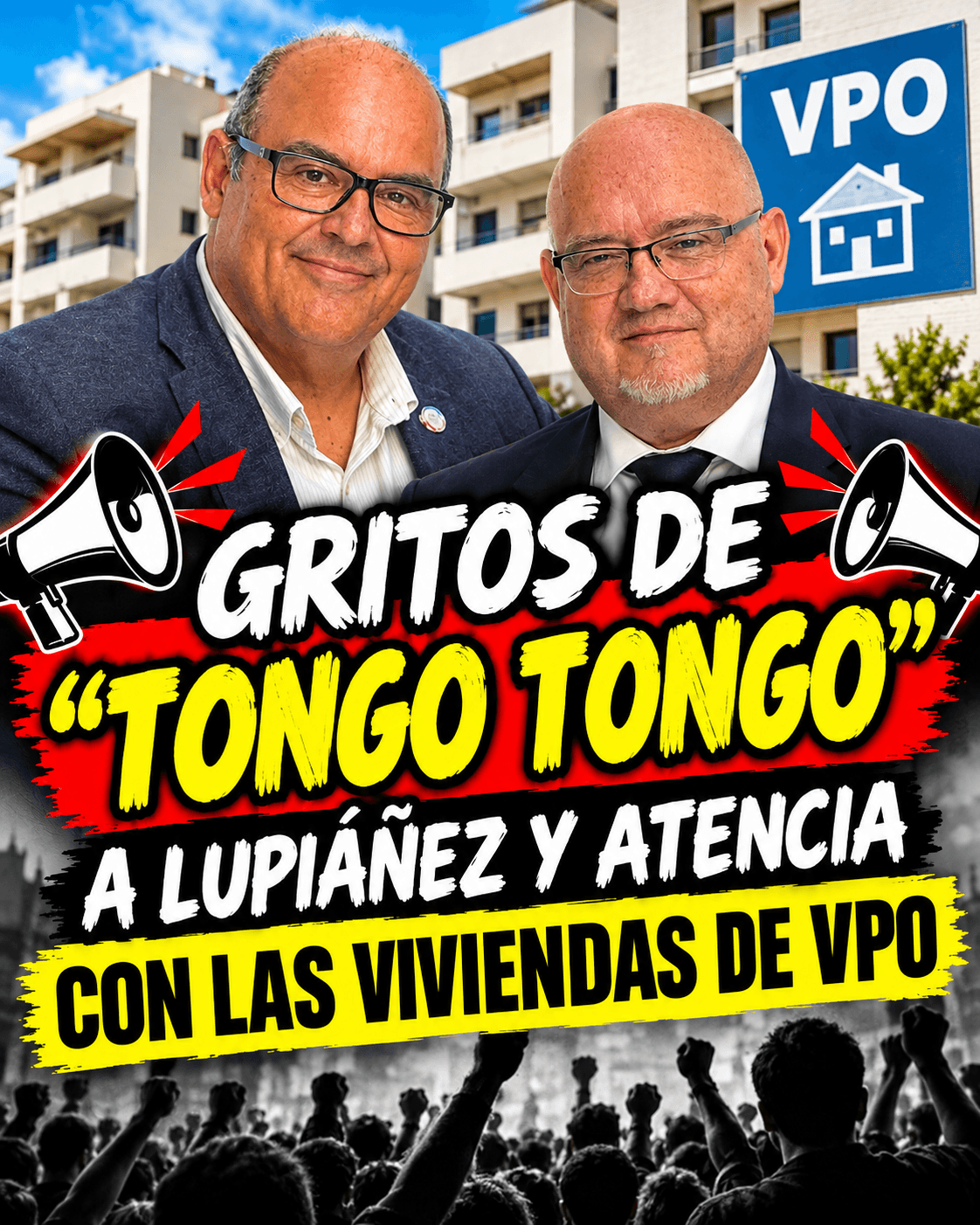 Gritos de “tongo tongo” a Lupiáñez y Atencia en el sorteo de las viviendas de VPO