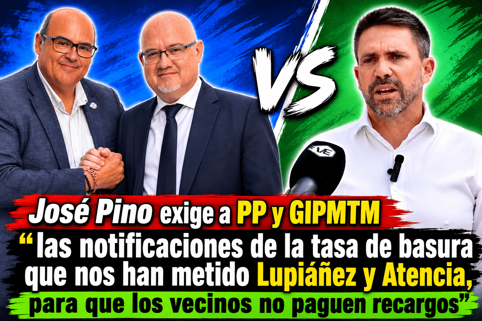 José Pino exige al gobierno PP-GIPMTM que “manden ya las notificaciones de la tasa de basura que nos han metido Lupiáñez y Atencia”
